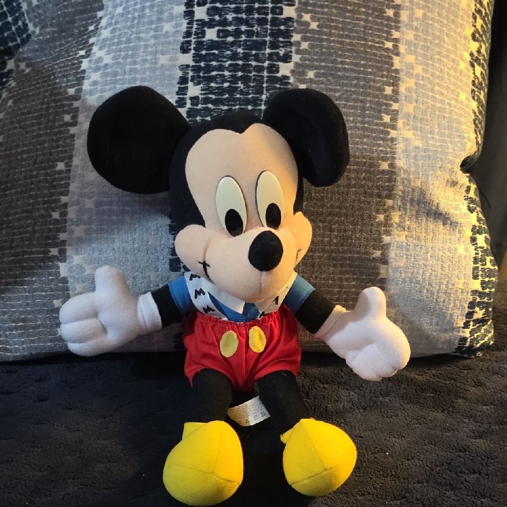 Disney Mickey Mouse Plush - Red, Black, Yellow
